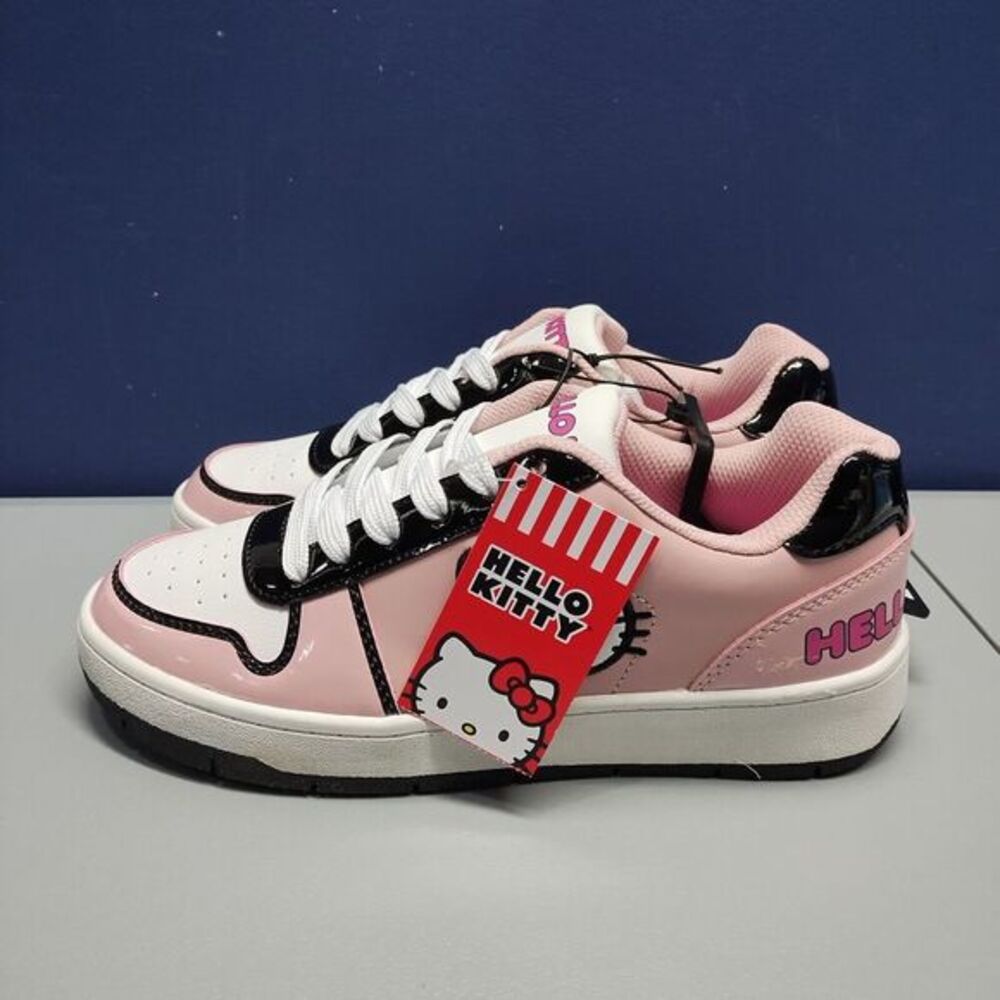 Hello Kitty Sneakers Shoes Womens Sz 7 Pink Comfort Manmade Lace Up WMHK24BB001 - Picture 15 of 15